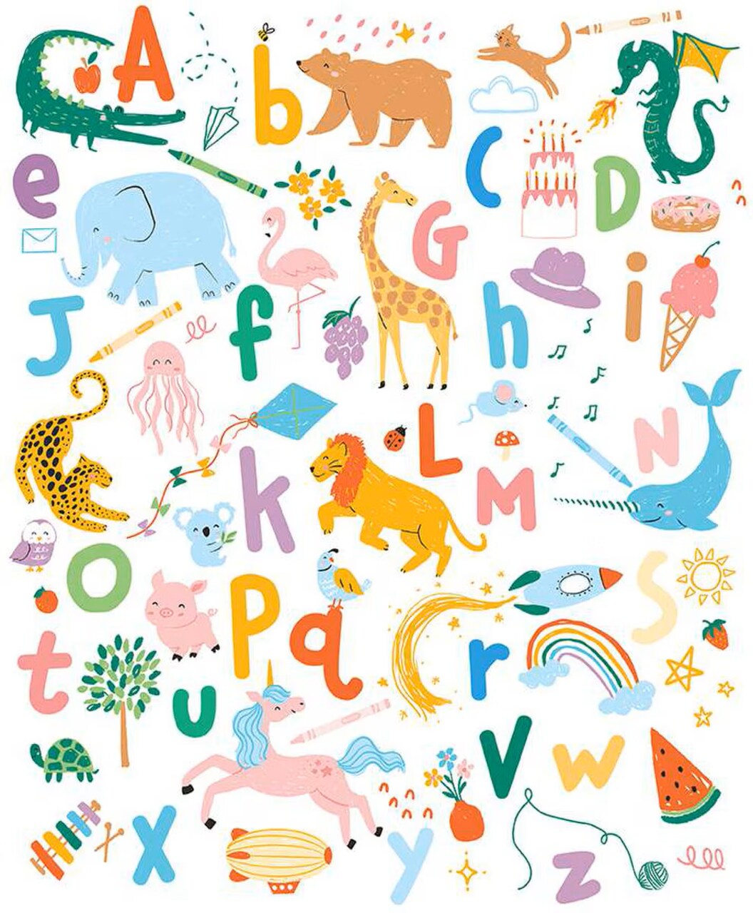 Fabric Riley Blake Get Your Cray-on with Crayola 36x43" Quilting Panel P15416-PANEL